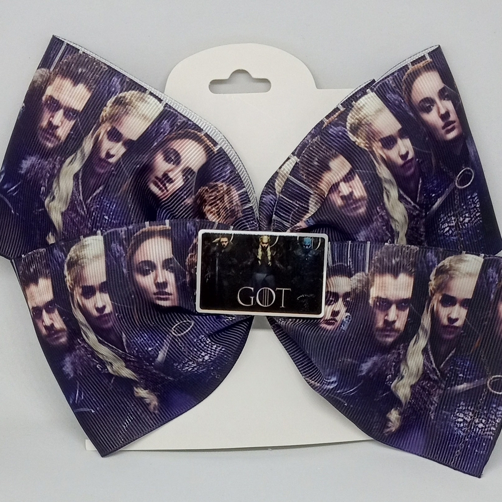 Hand Crafted Game Of Thrones Hair Bow